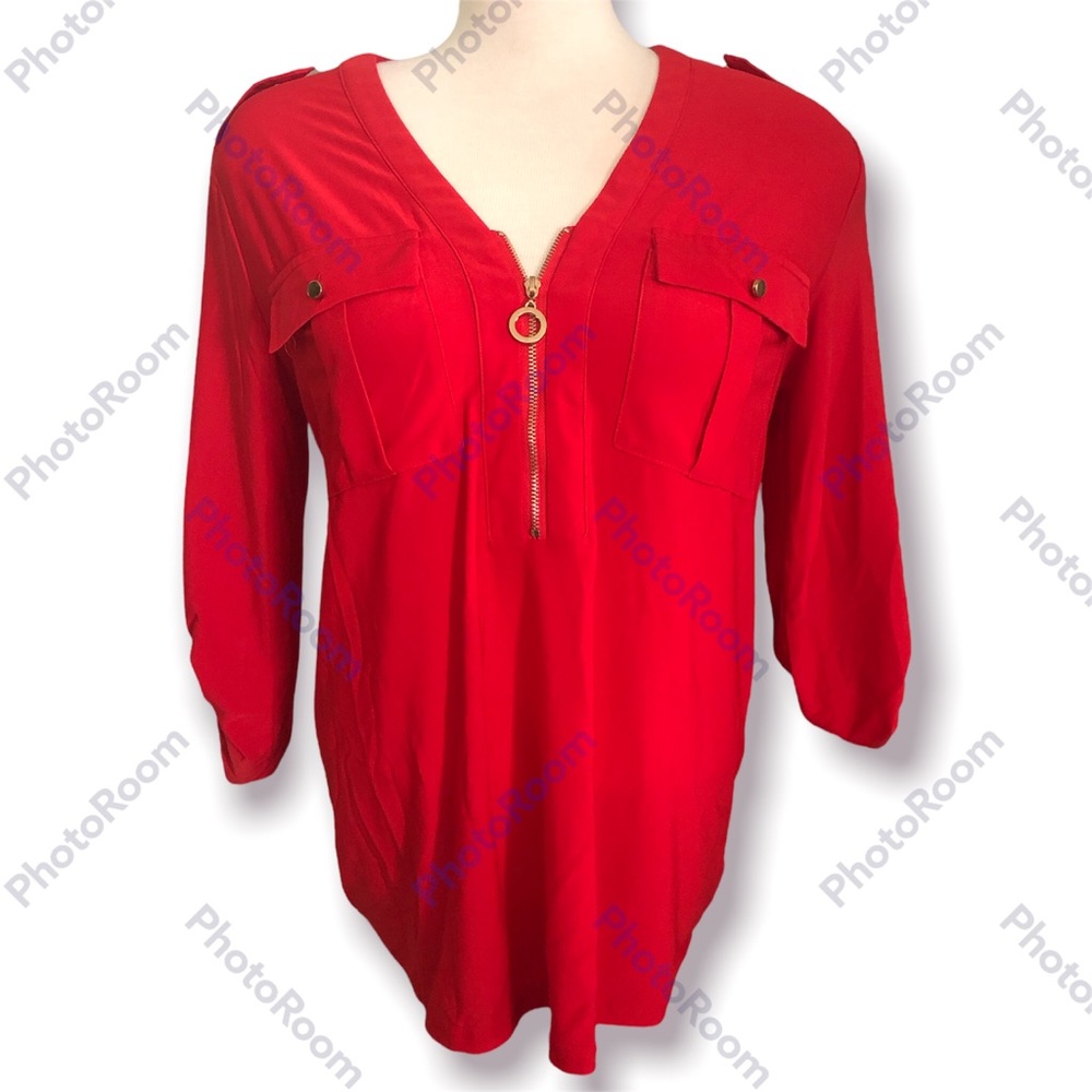 *INTERNATIONAL INC COMPANY* Red blouse